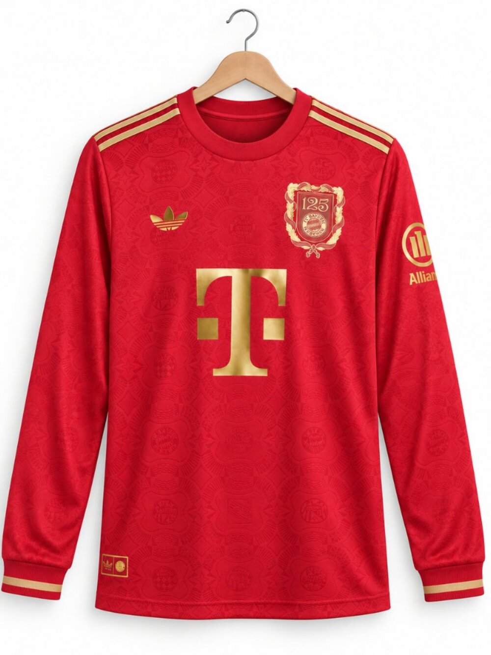 FC Bayern Munchen 125TH Anniversary Home Kit - Long Sleeve - Size XXL